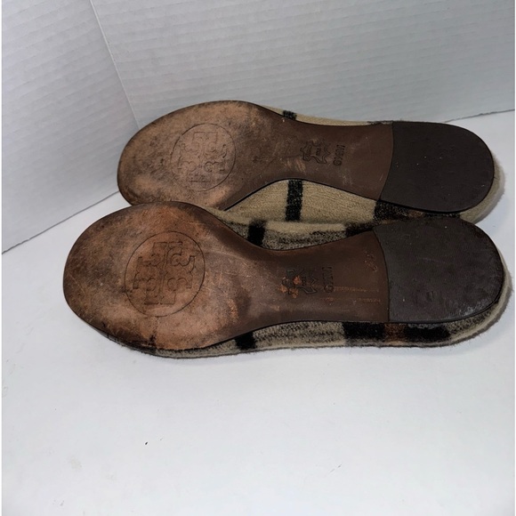Tory Burch Serena Plaid Ballet Flat Slip-on Size 6.5 - Picture 6 of 7